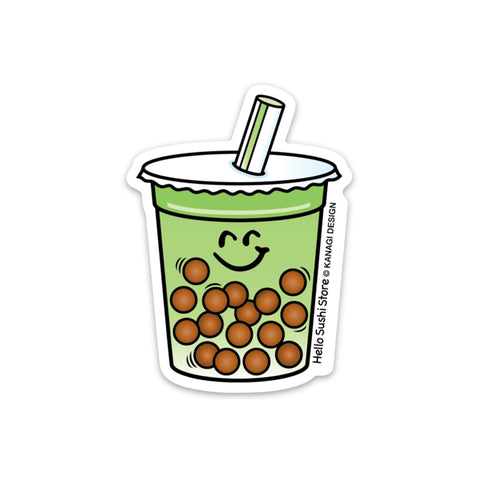 Matcha Boba Sticker by Hello Sushi Store