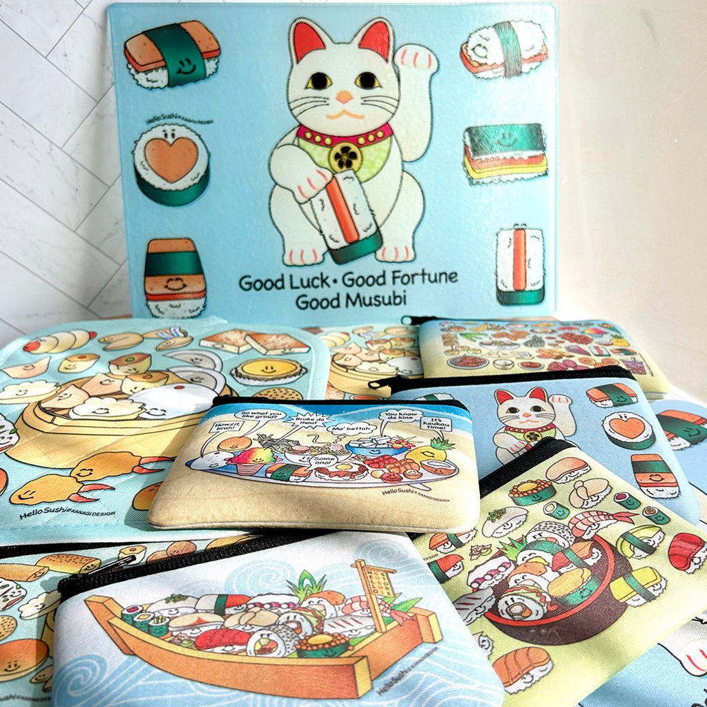 New Hello Sushi items for news blog post on New Items November 2024