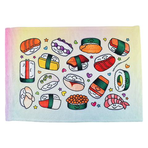 Sushi and Musubi Hand Towel by Hello Sushi Store