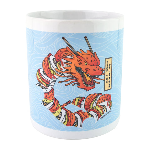 Sushi Dragon Mug (2024 Year of the Dragon) by Hello Sushi Store