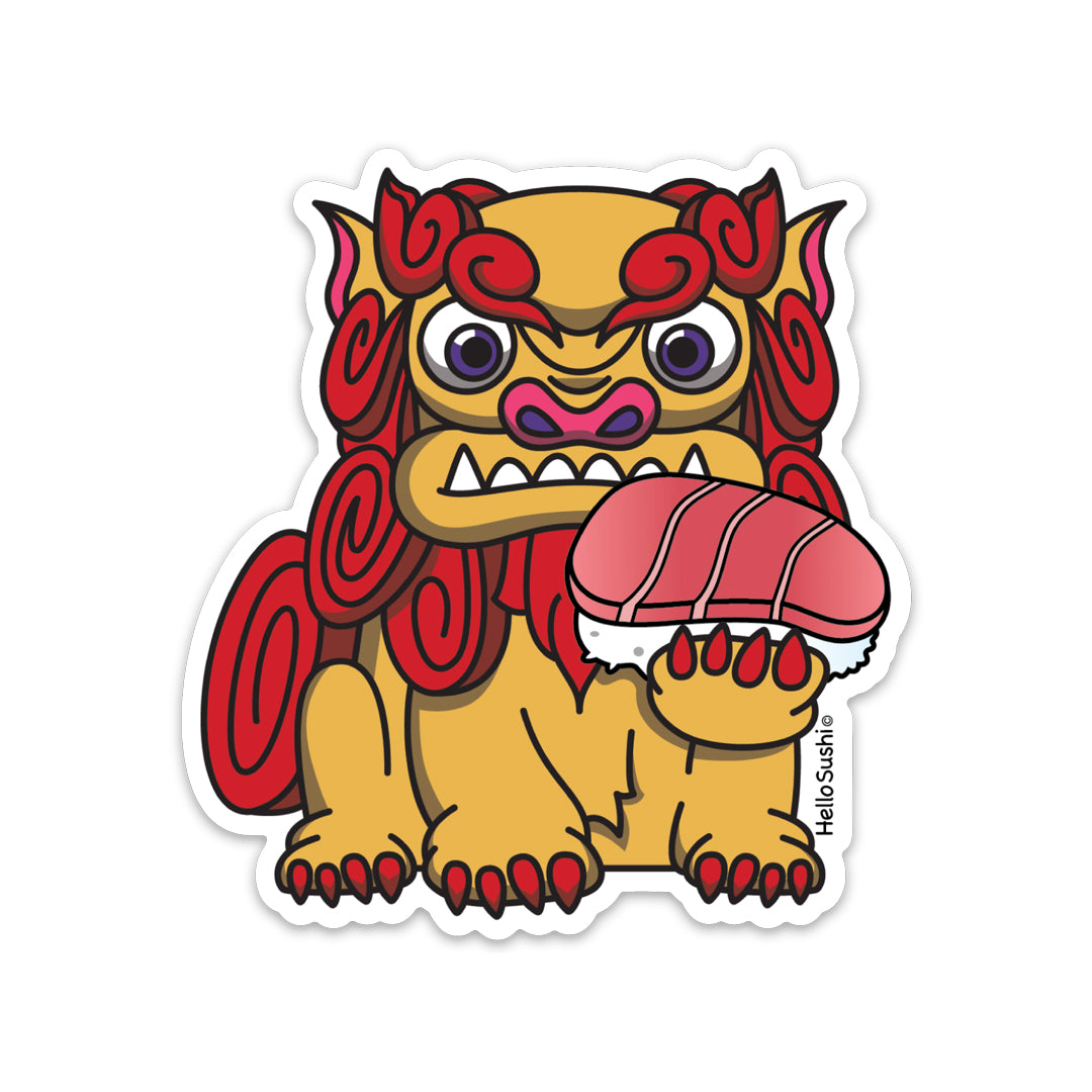 Shisa Sticker (Closed) | Hello Sushi Store – Asian Gift Shop