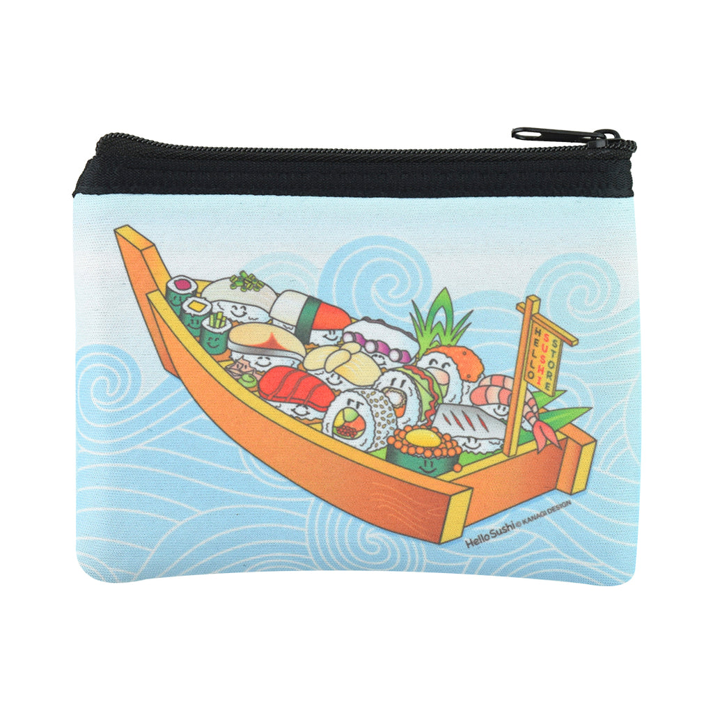Sushi Boat Zip Pouch by Hello Sushi