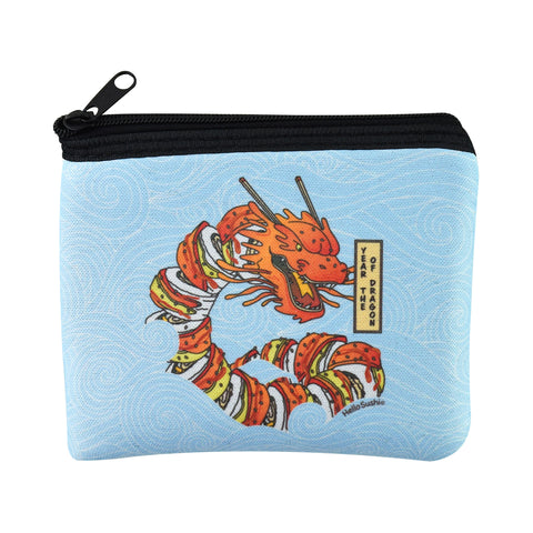 Sushi Dragon Zip Pouch (2024 Year of the Dragon) by Hello Sushi Store