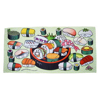 Sushi Dish Beach Towel - Hello Sushi Store