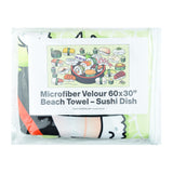 Sushi Dish Beach Towel - Hello Sushi Store