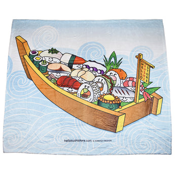 Sushi Boat Blanket - Hello Sushi Store