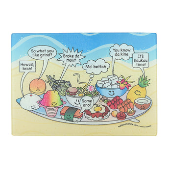Hawaiian Slang Cutting Board (Small) - Hello Sushi Store