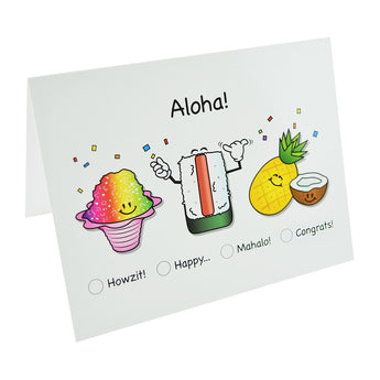 Hawaiian Note Cards by Hello Sushi Store