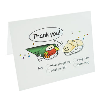 Sushi Note Cards (Thank You) by Hello Sushi Store