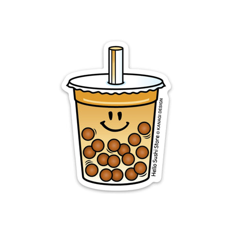 Milk Tea Boba Sticker by Hello Sushi Store