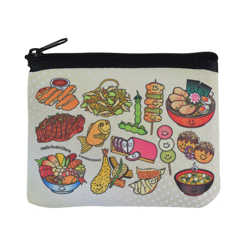 Japanese Zip Pouch (Small) - Hello Sushi Store